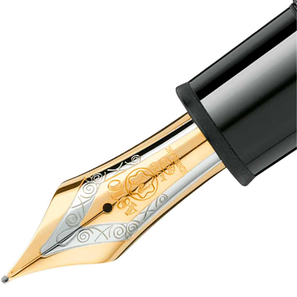 Montblanc Meisterstuck Fountain Pen - 149 Black - Gold Trim-Pen Boutique Ltd