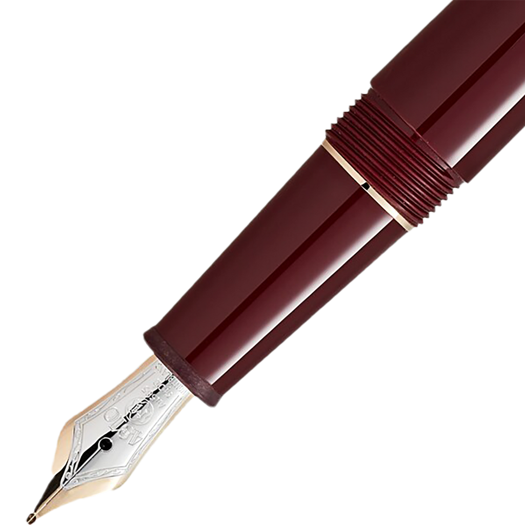 Montblanc 145 Meisterstuck Fountain Pen - Burgundy (2025 release)-Pen Boutique Ltd