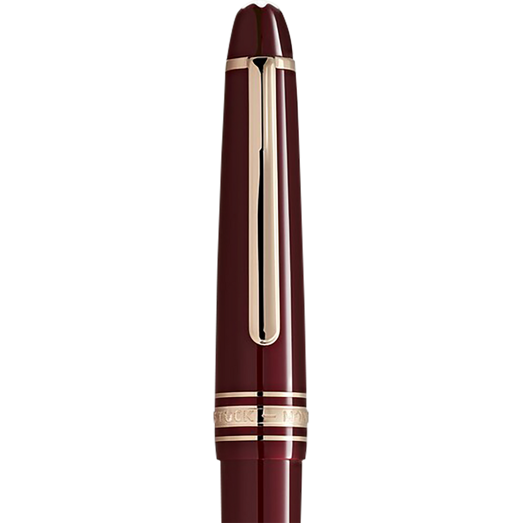 Montblanc 145 Meisterstuck Fountain Pen - Burgundy (2025 release)-Pen Boutique Ltd