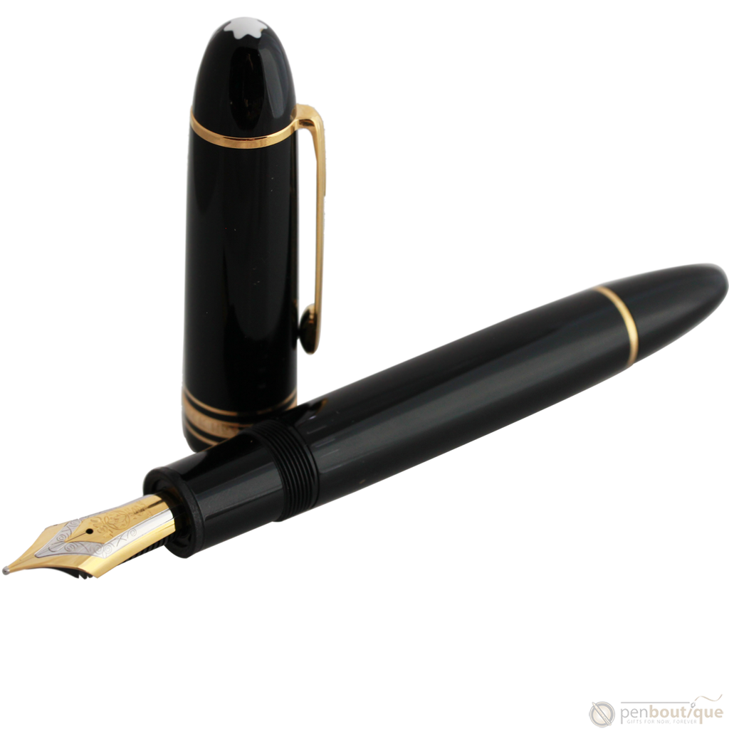 Montblanc Meisterstuck Fountain Pen - 149 Black - Gold Trim-Pen Boutique Ltd