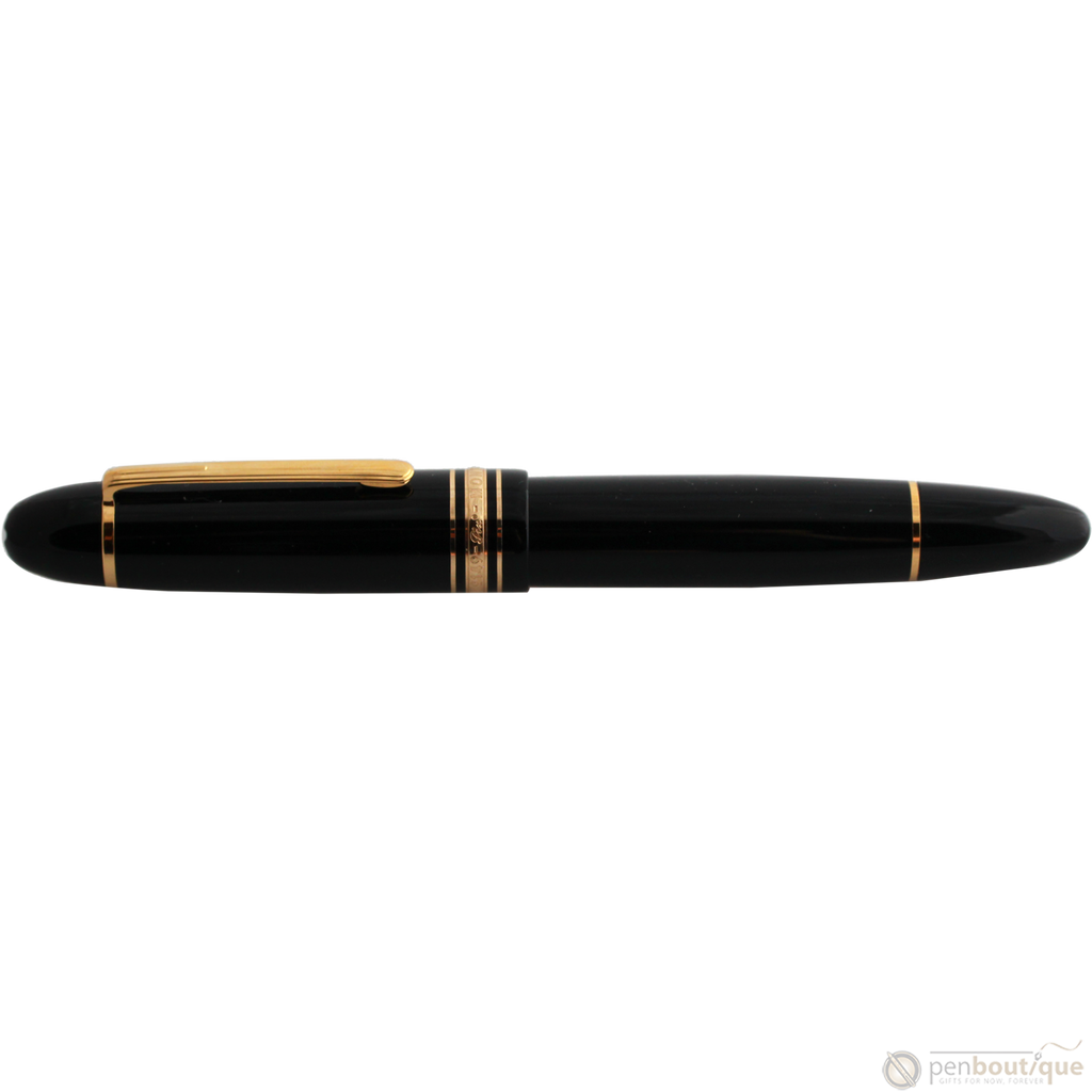 Montblanc Meisterstuck Fountain Pen - 149 Black - Gold Trim-Pen Boutique Ltd