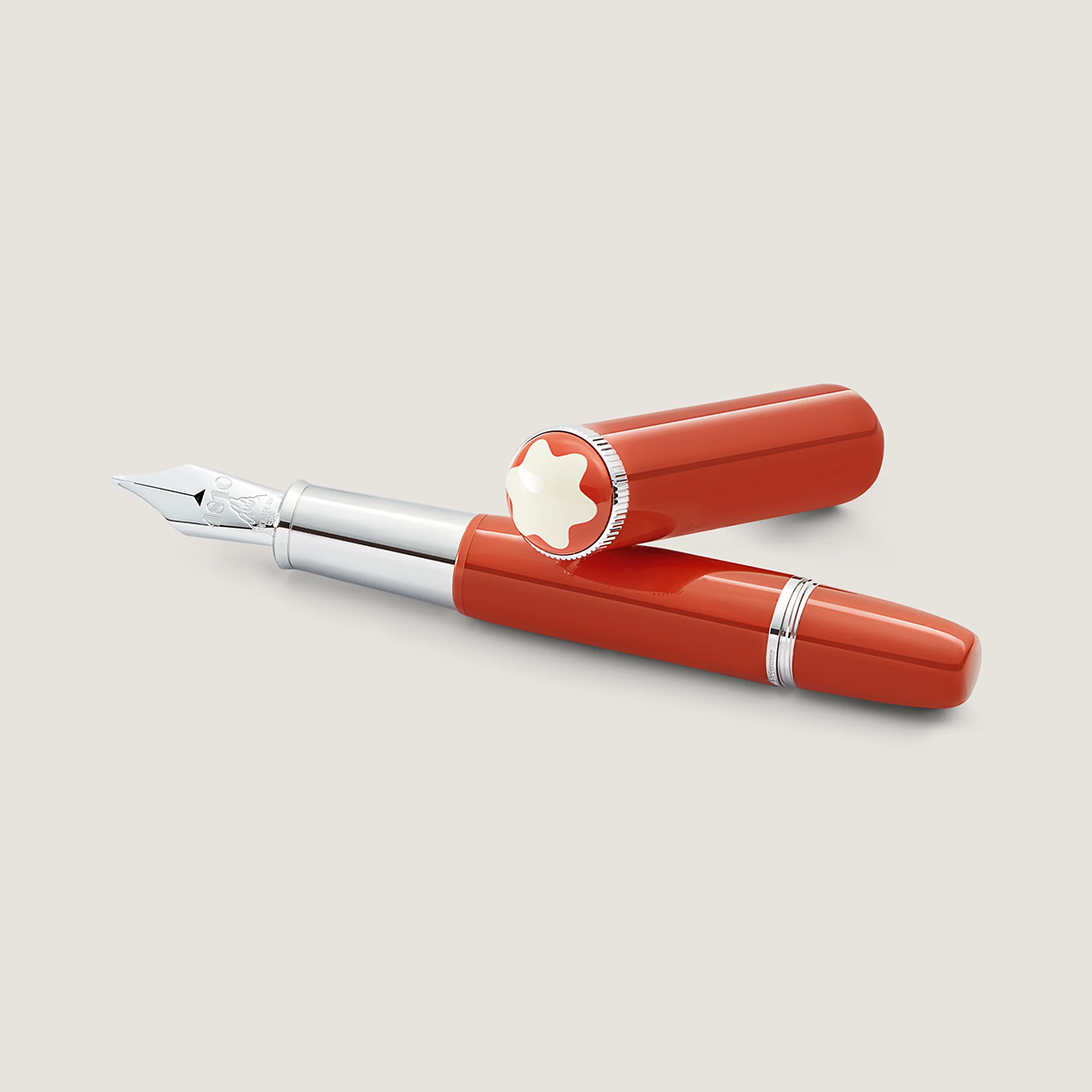 Montblanc Heritage Fountain Pen - Rouge & Noir - Baby Coral (Special Edition)-Pen Boutique Ltd