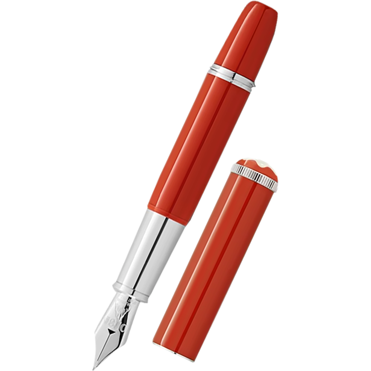 Montblanc Heritage Fountain Pen - Rouge & Noir - Baby Coral (Special Edition)-Pen Boutique Ltd