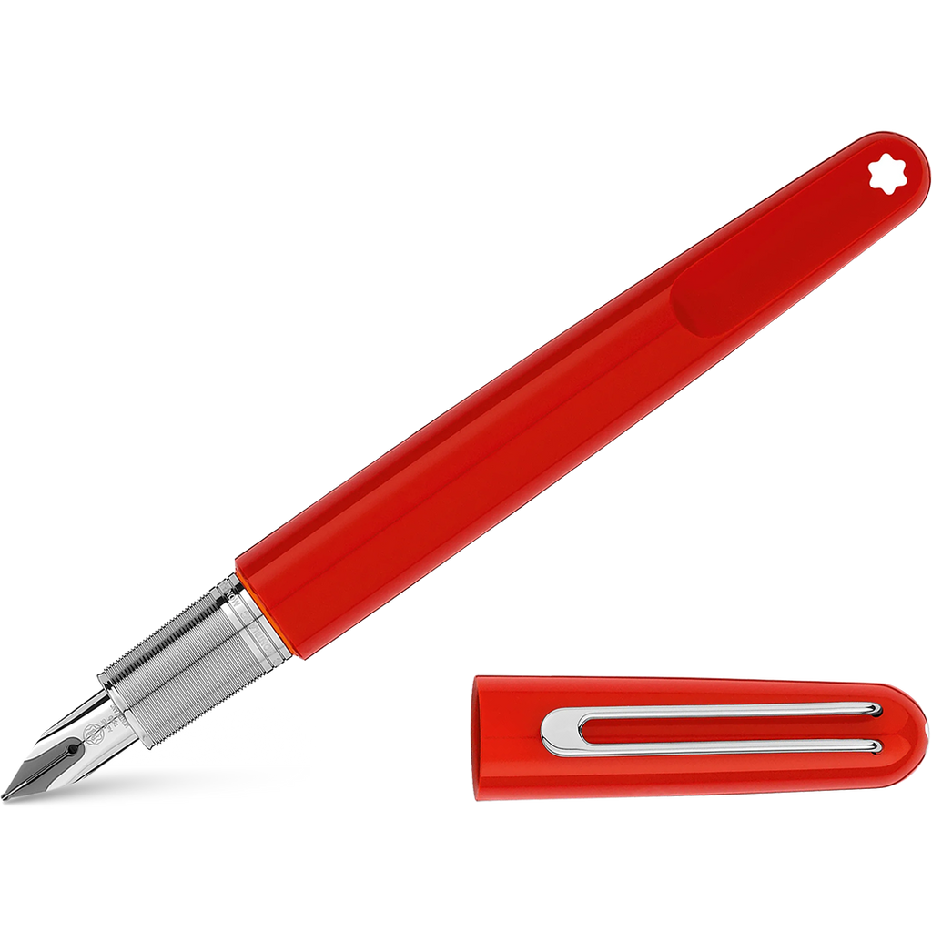 Montblanc M Fountain Pen - Red - Fine-Pen Boutique Ltd