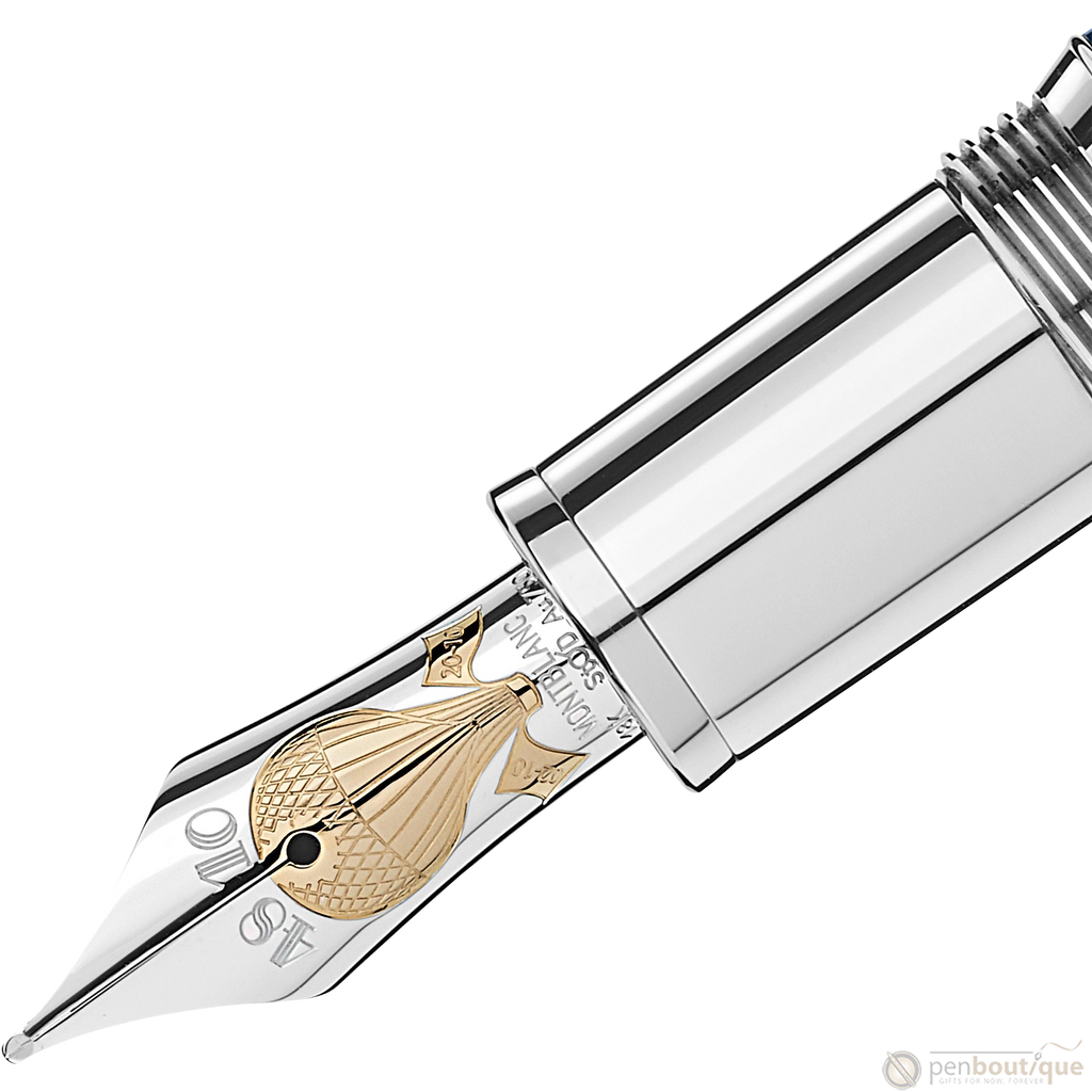 Montblanc Meisterstuck Fountain Pen - 146 Solitaire - Around The World In 80 Days-Pen Boutique Ltd