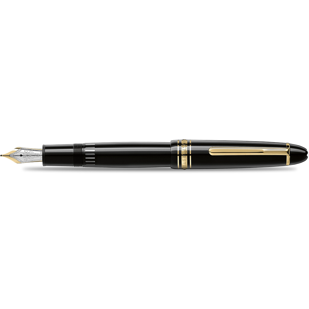 Montblanc Meisterstuck Fountain Pen - Black - Gold Trim - LeGrand - 146-Pen Boutique Ltd