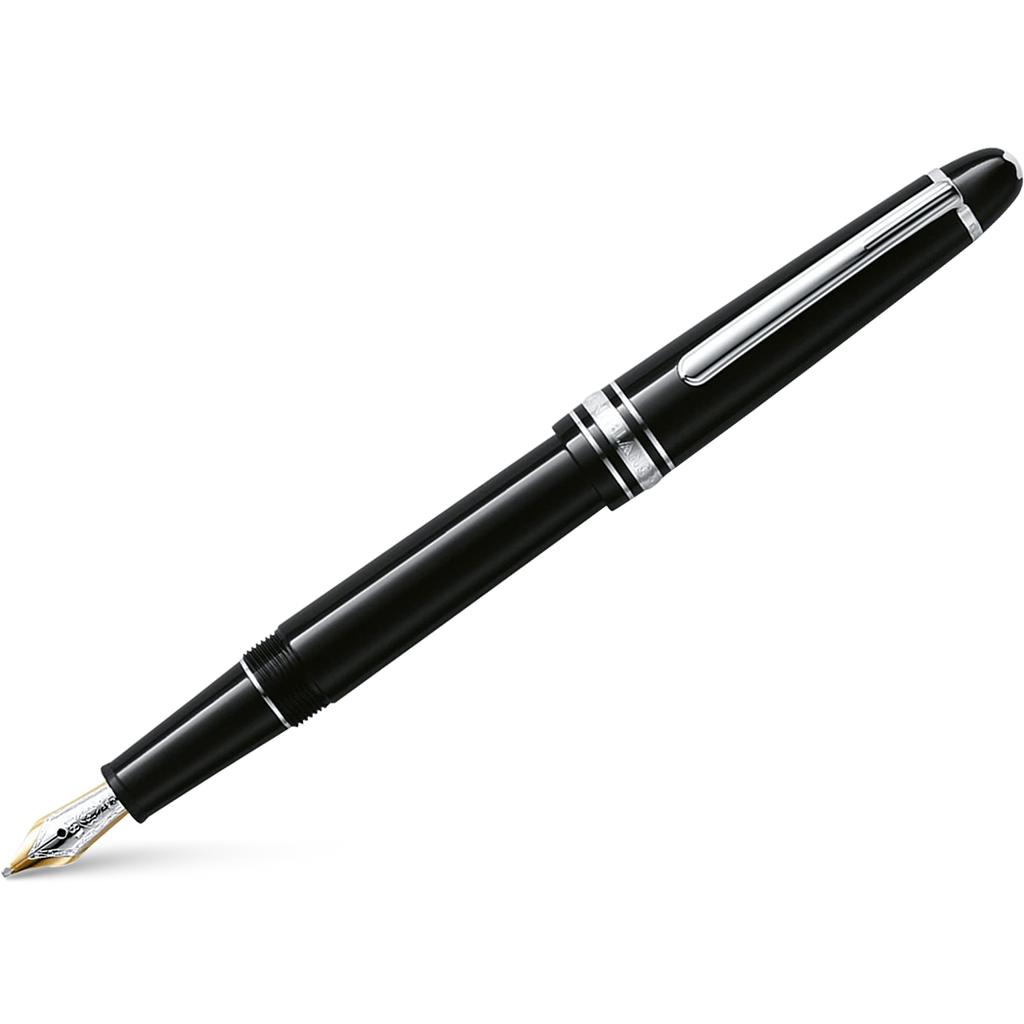 Montblanc Meisterstuck Fountain Pen - M145P - Black - Platinum Trim - Classique-Pen Boutique Ltd