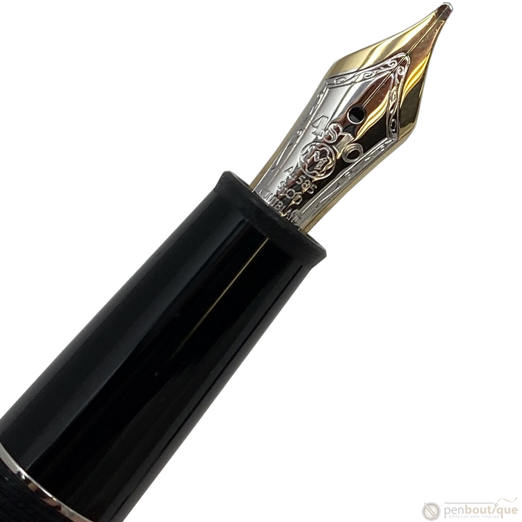 Montblanc Meisterstück Fountain Pen - UNICEF - Black - Platinum Trim - Classique-Pen Boutique Ltd