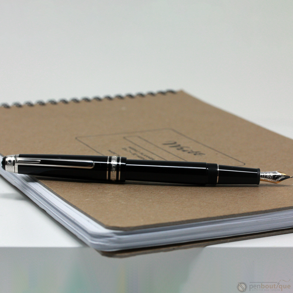 Montblanc Meisterstück Fountain Pen - UNICEF - Black - Platinum Trim - Classique-Pen Boutique Ltd