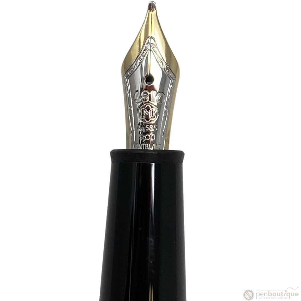 Montblanc Meisterstück Fountain Pen - UNICEF - Black - Platinum Trim - Classique-Pen Boutique Ltd