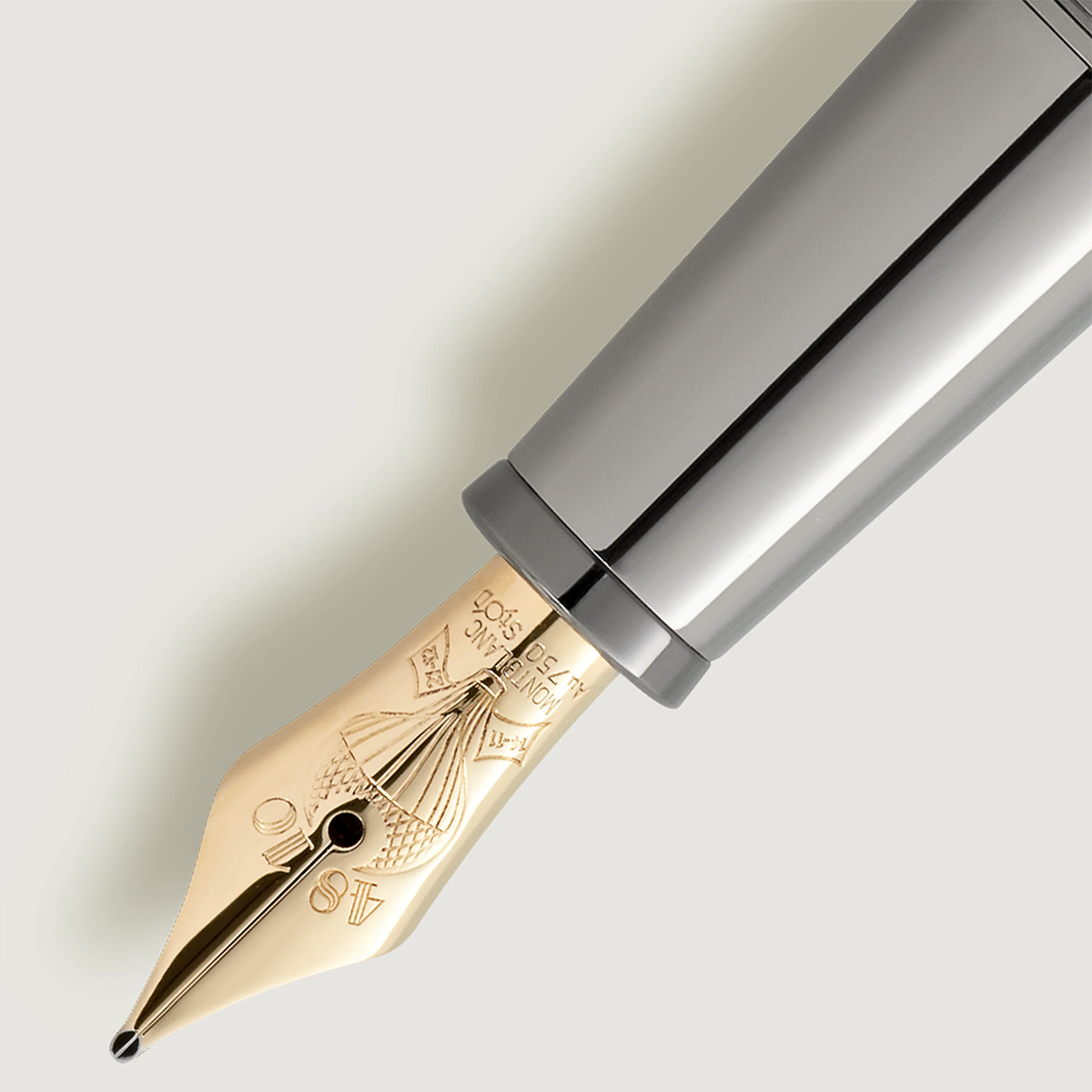 Montblanc Meisterstuck Fountain Pen - 145 Doue - Around The World In 80 Days - Dark Blue (Classique)-Pen Boutique Ltd