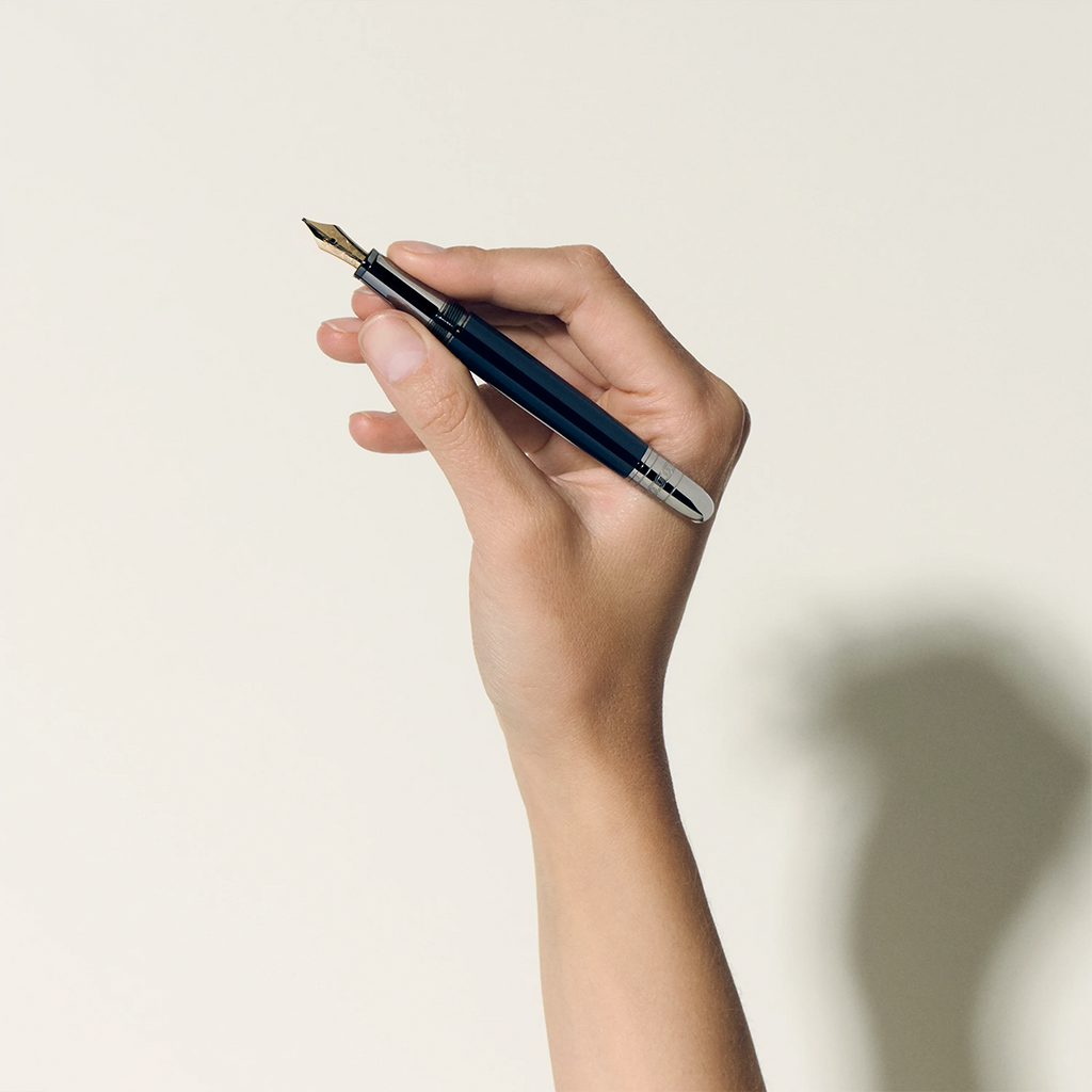 Montblanc Meisterstuck Fountain Pen - 145 Doue - Around The World In 80 Days - Dark Blue (Classique)-Pen Boutique Ltd
