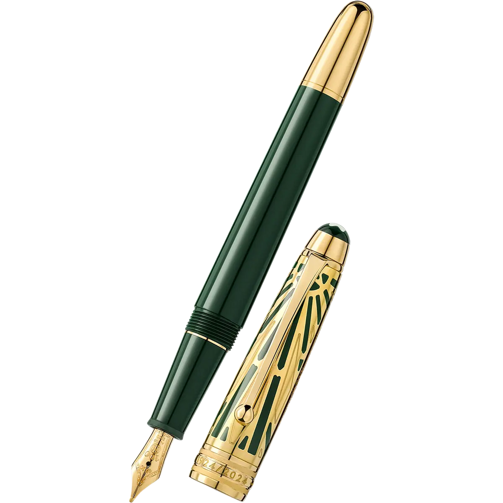 Montblanc Meisterstuck Fountain Pen - 145 The Origin Green - Doue Montblanc