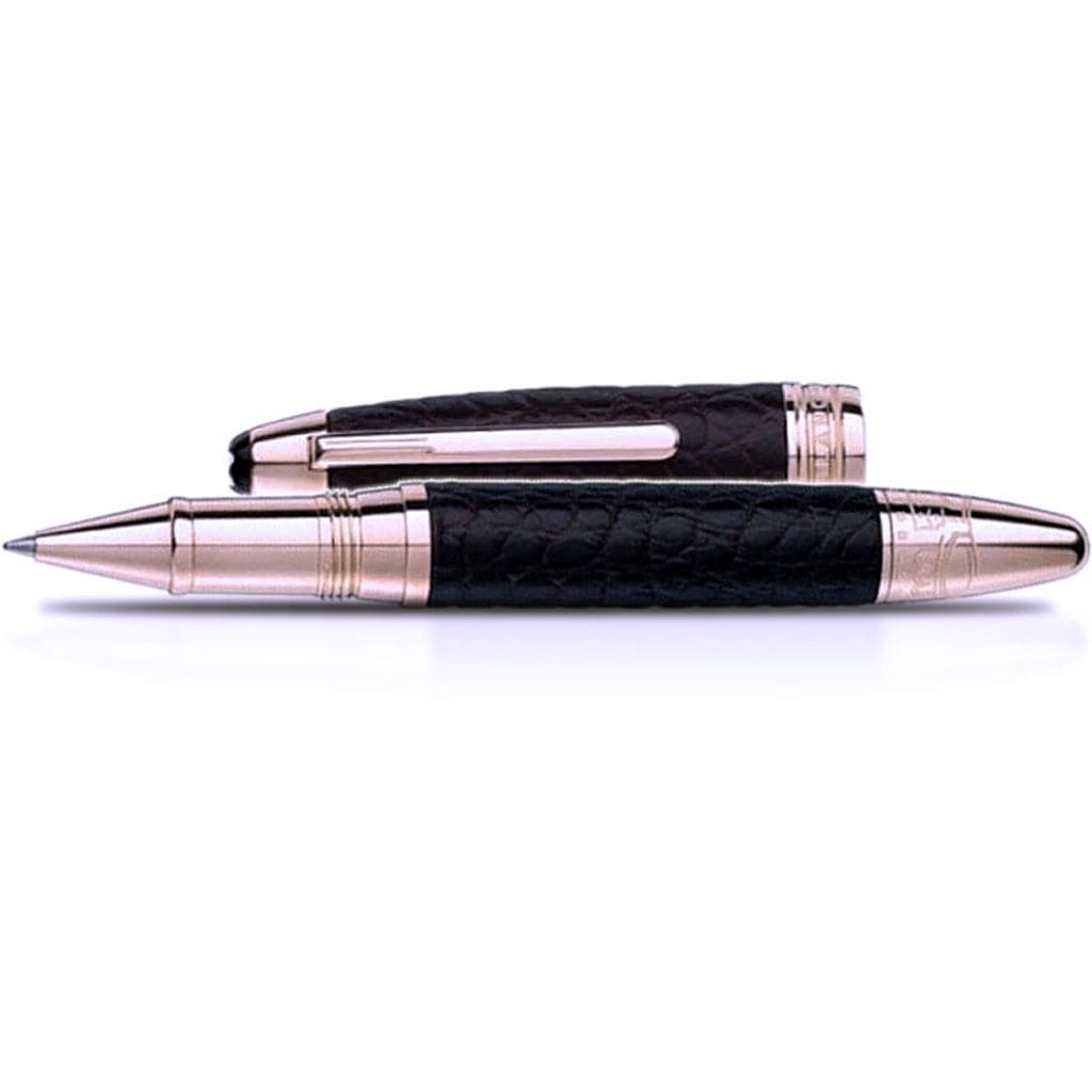 Montblanc Meisterstuck Rollerball Pen - Great Masters - Alligator Leather - Brown-Pen Boutique Ltd