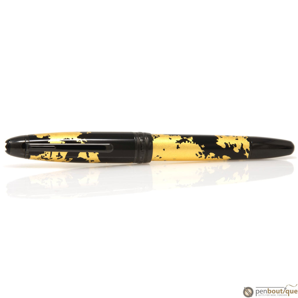 Montblanc Meisterstuck Fountain Pen - 146 Solitaire - Gold Leaf - Calligraphy-Pen Boutique Ltd