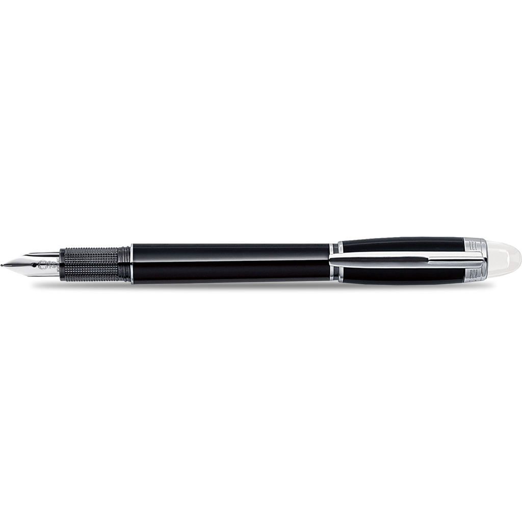 Montblanc StarWalker Fountain Pen - Black - Platinum Trim - Medium-Pen Boutique Ltd