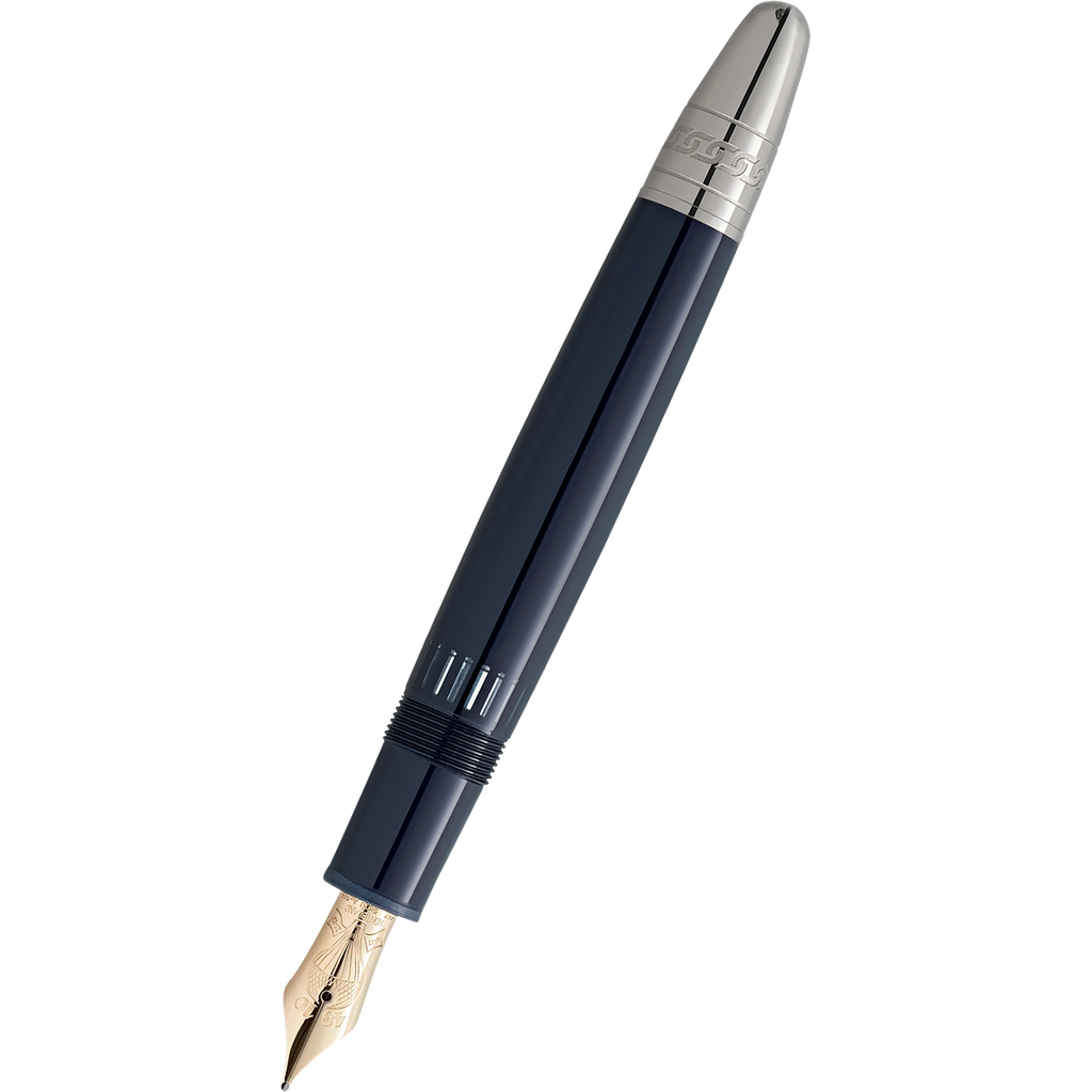 Montblanc 146 Meisterstuck Fountain Pen - Around The World In 80 Days - Dark Blue Resin (LeGrand) 2025-Pen Boutique Ltd