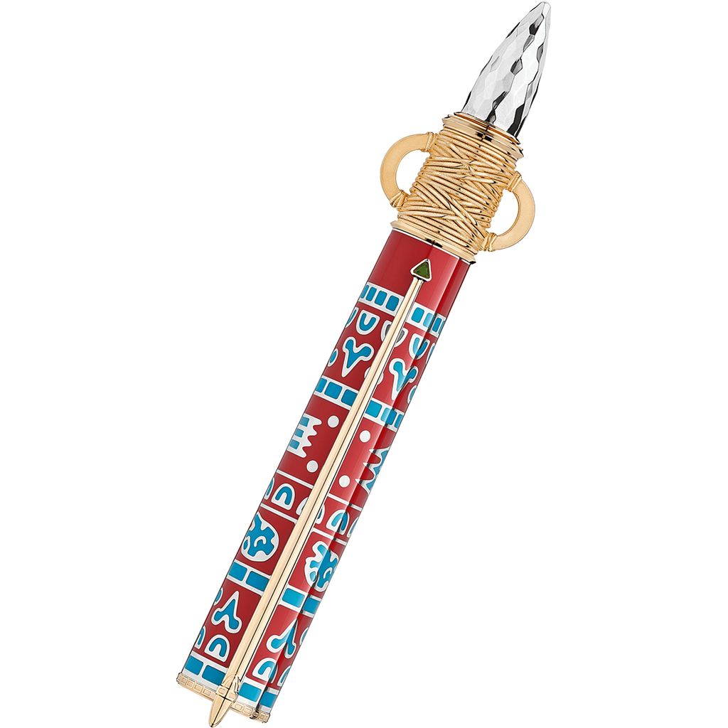 Montblanc Fountain Pen - Limited Edition 888 - Patron of Art - Moctezuma-Pen Boutique Ltd
