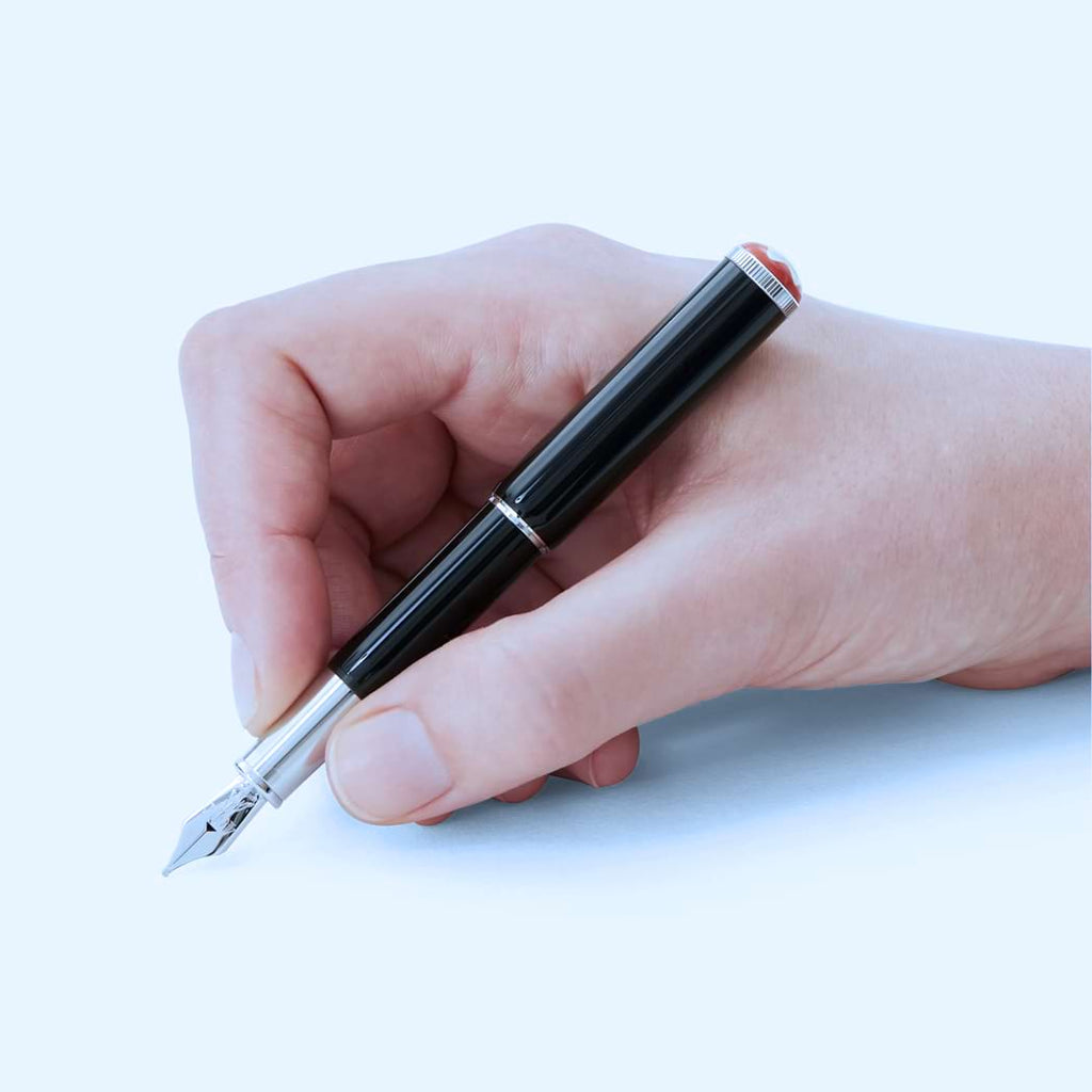 Montblanc Heritage Fountain Pen - Rouge & Noir - Baby Black (Special Edition)-Pen Boutique Ltd