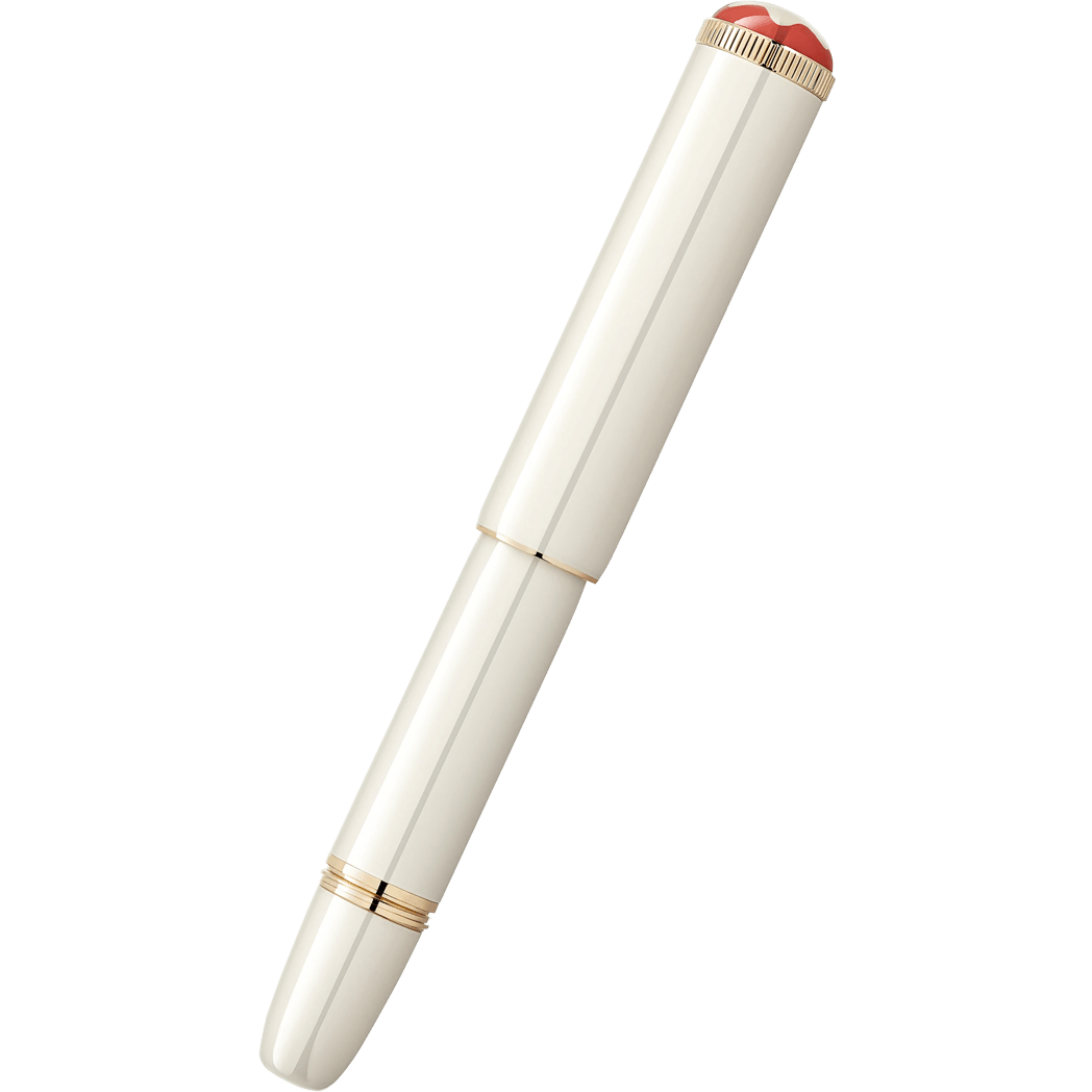 Montblanc Heritage Rollerball Pen - Baby - Rouge & Noir - Ivory (Special Edition)-Pen Boutique Ltd