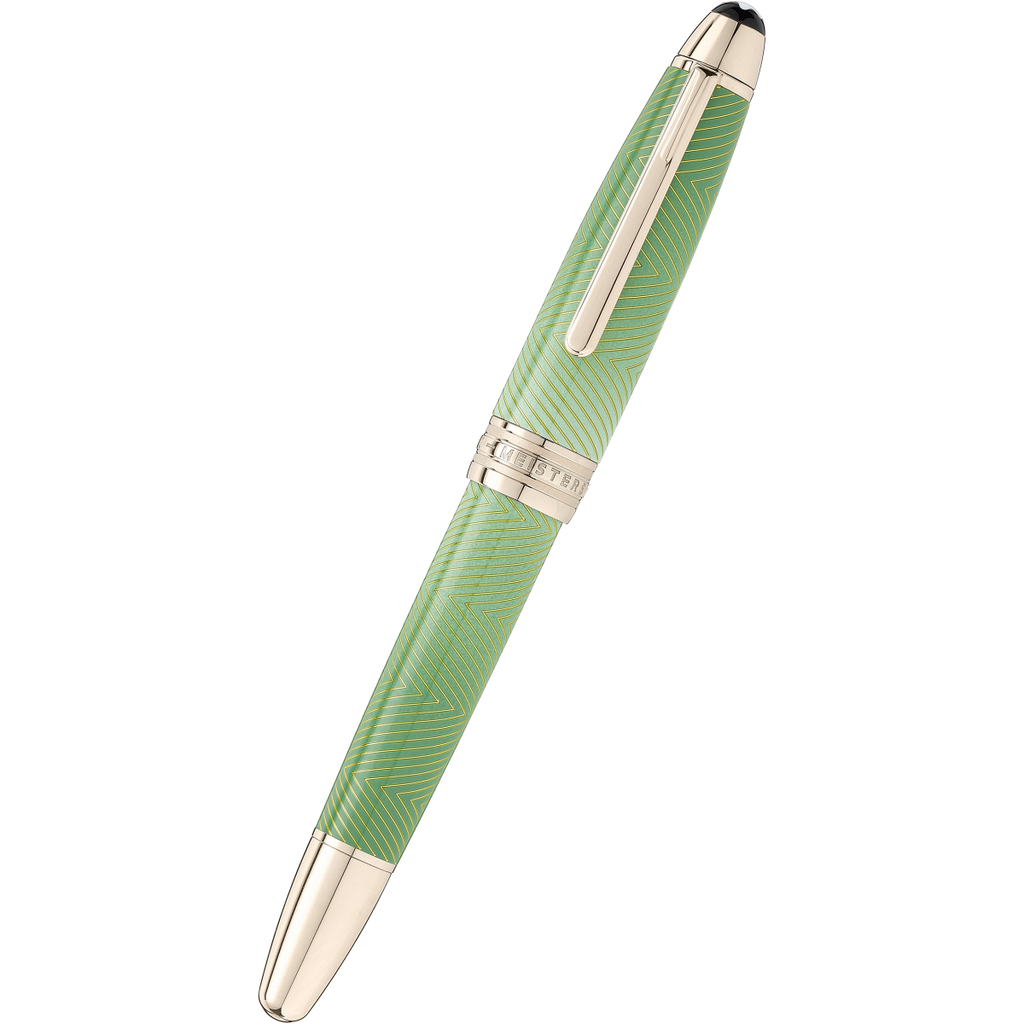 Montblanc Meisterstuck Calligraphy Fountain Pen - Solitaire Celadon Dégradé-Pen Boutique Ltd