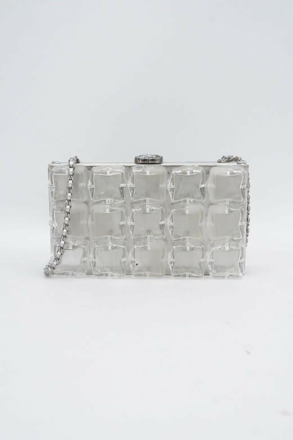 Chanel ice cube clutch bag