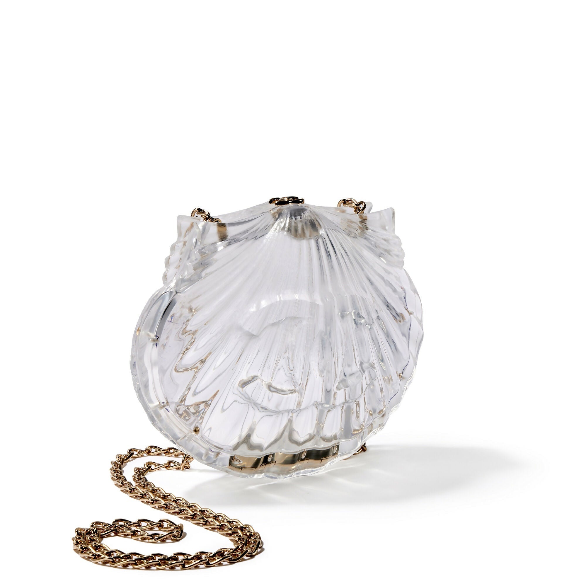 Rare! Chanel 2019 Evening On The Beach Shell Minaudiere