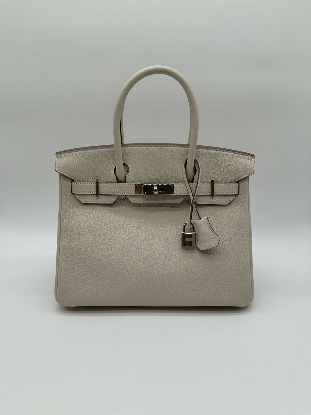 Hermès Birkin 30 Togo Craie PHW Stamp K