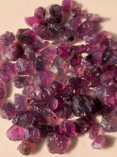 Rough Kashmir Sapphires for Lapidary Artists