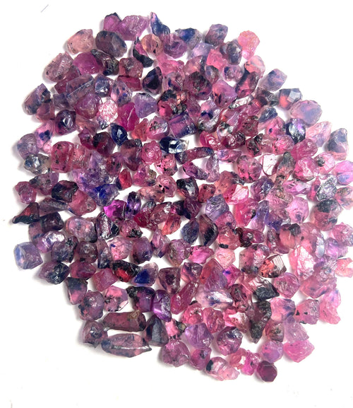 50 to 150 carats Unique Raw Sapphires from Winza- Bluish Purple Sapphires