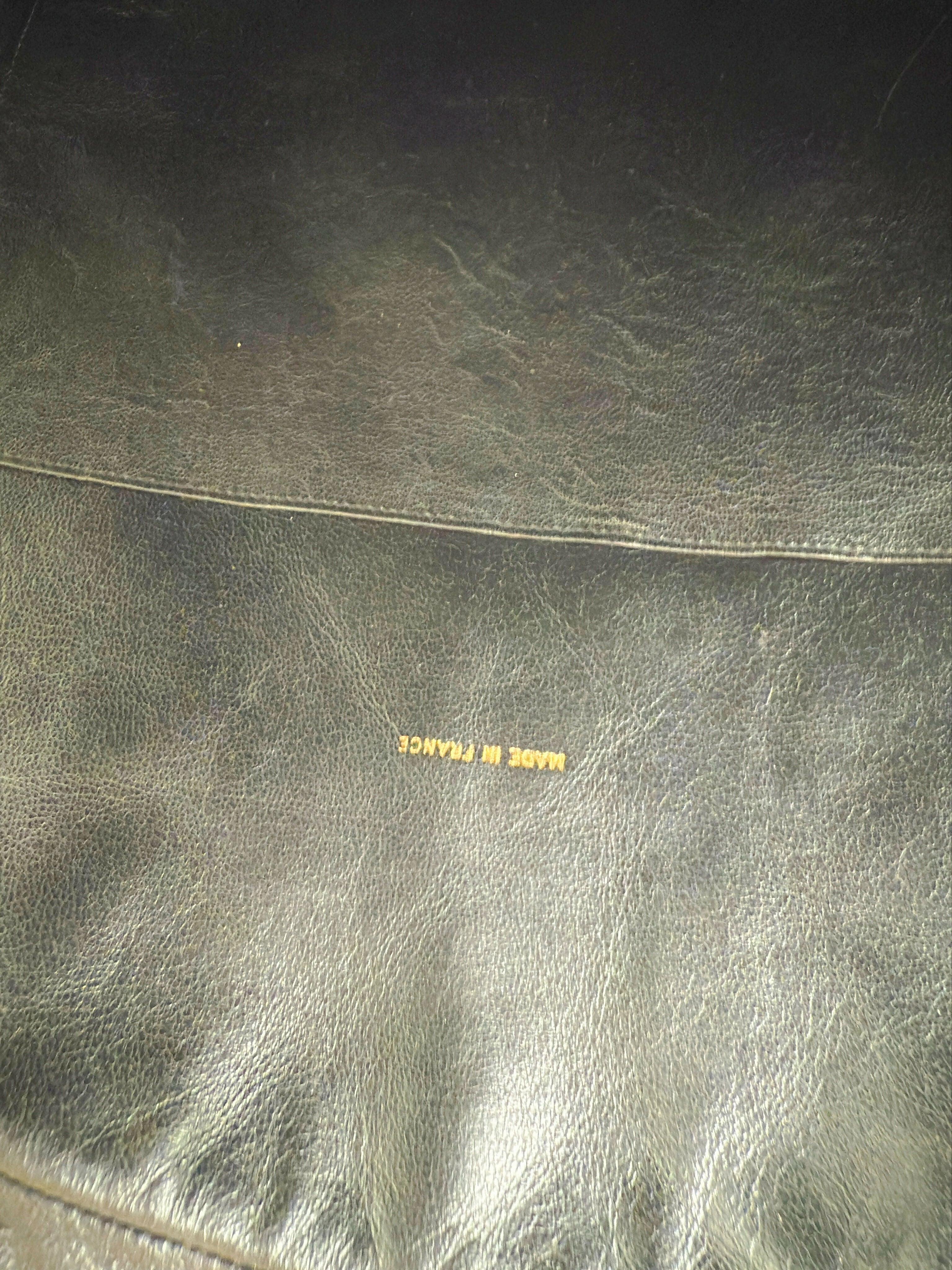 Chanel 1992 Half Moon Top Handle Bag – Black Tweed & Leather with Gold Hardware