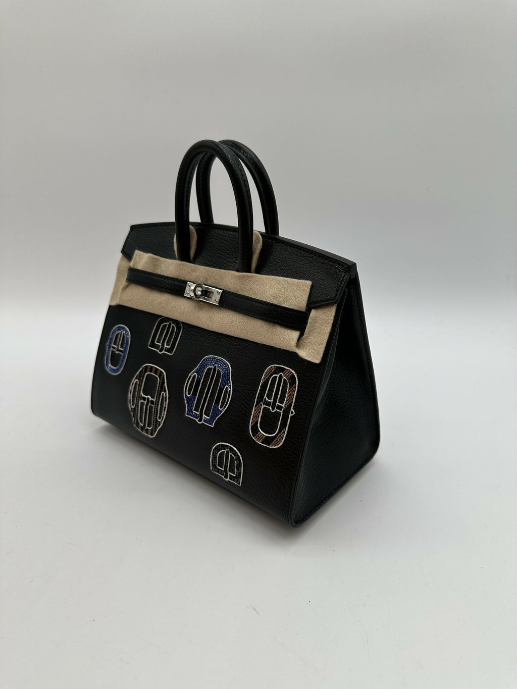 Hermès Birkin 20 Bouclerie Moderne Chevre PHW K
