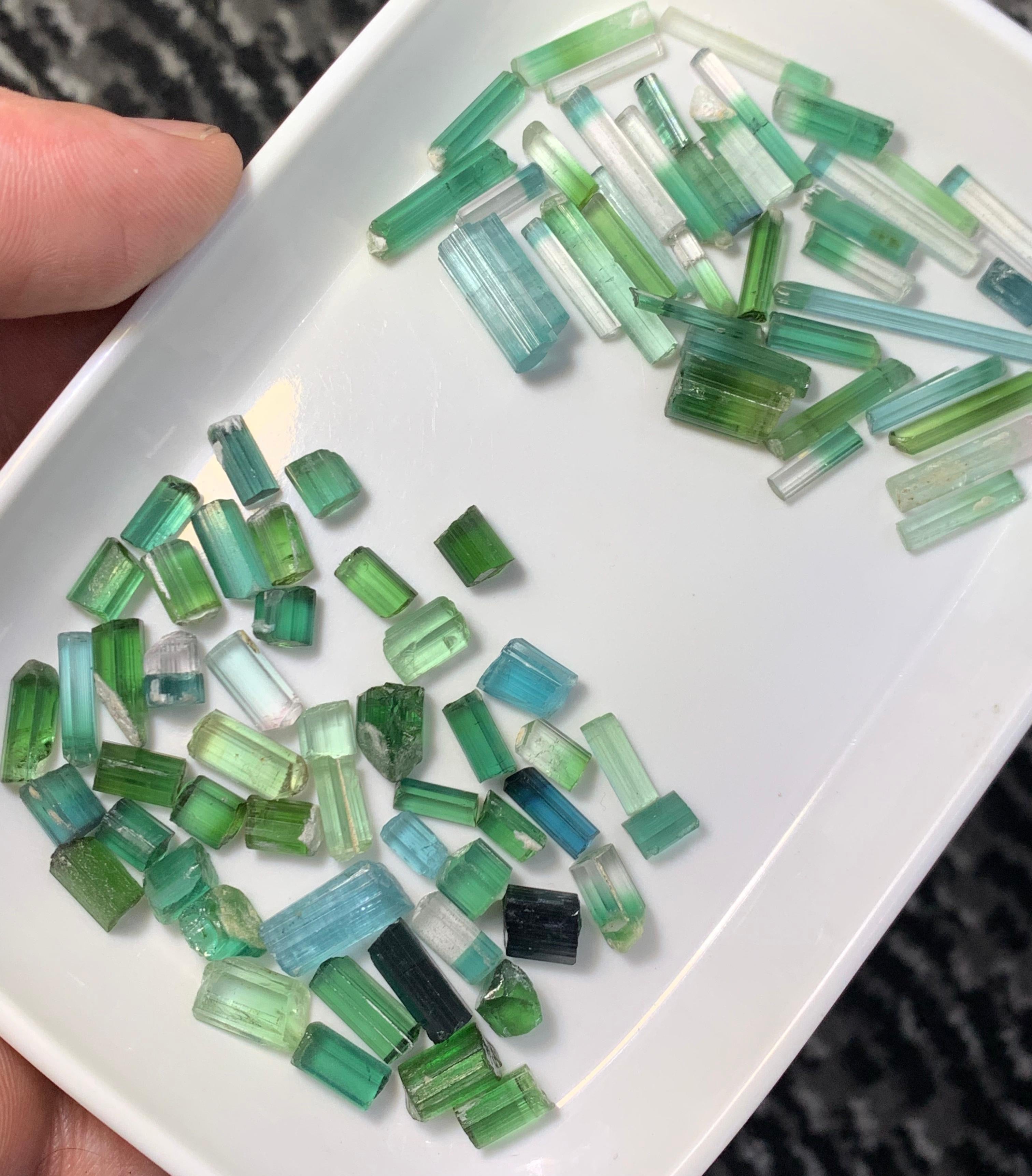Rough Tourmaline Crystals for faceting