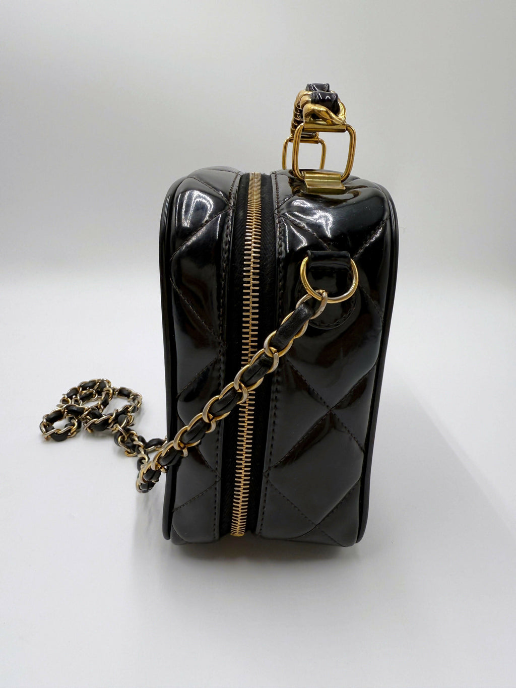Chanel Vintage Ultra Rare 1995 Barbie Logo Vanity Bag