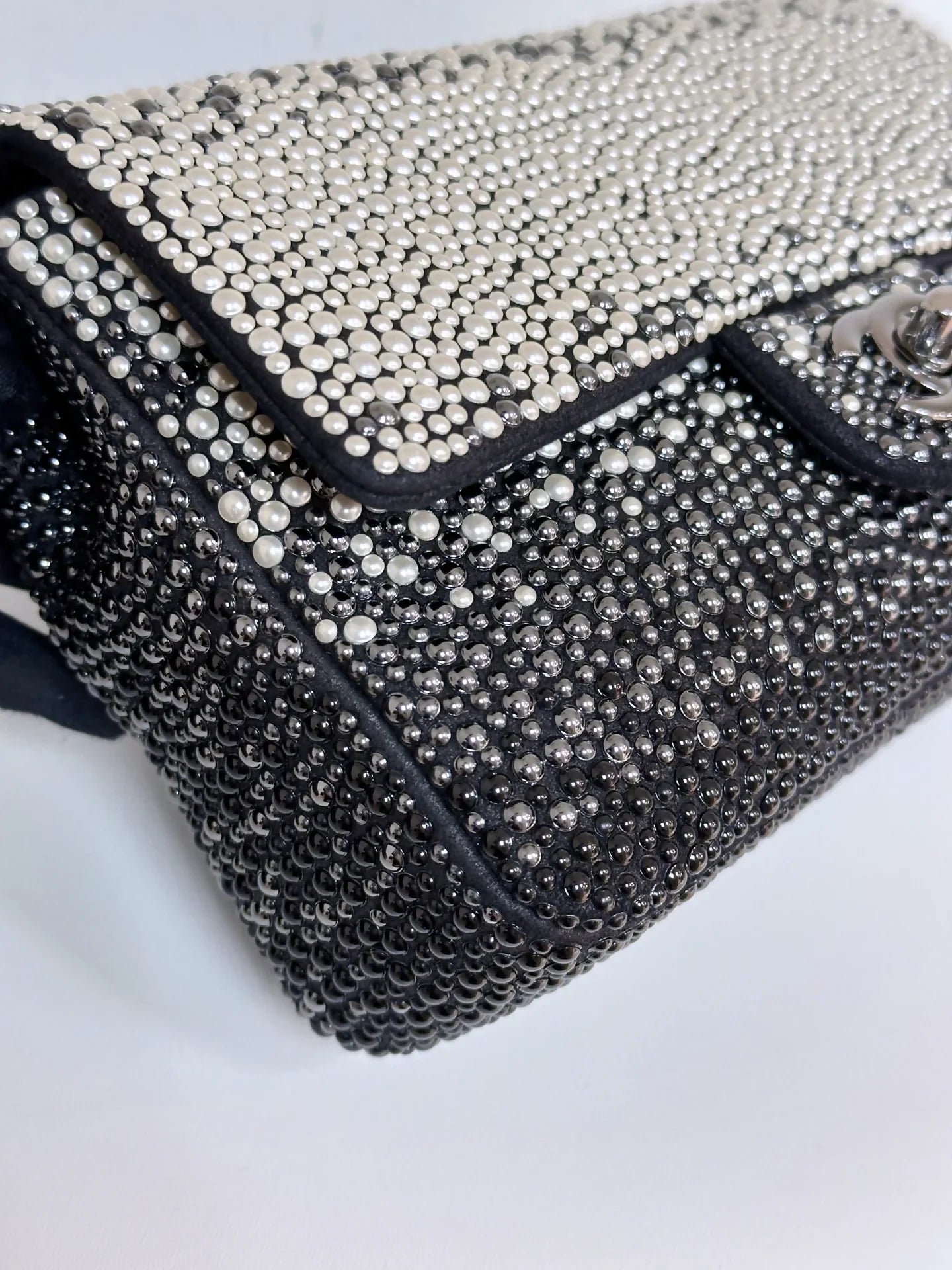 Chanel Pearls & Beads Mini Classic Single Flap Bag