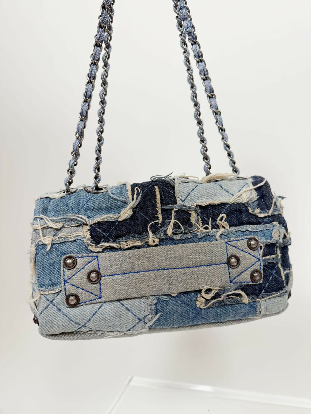 Chanel Medium Denim Paris-Dallas Patchwork Flap Bag