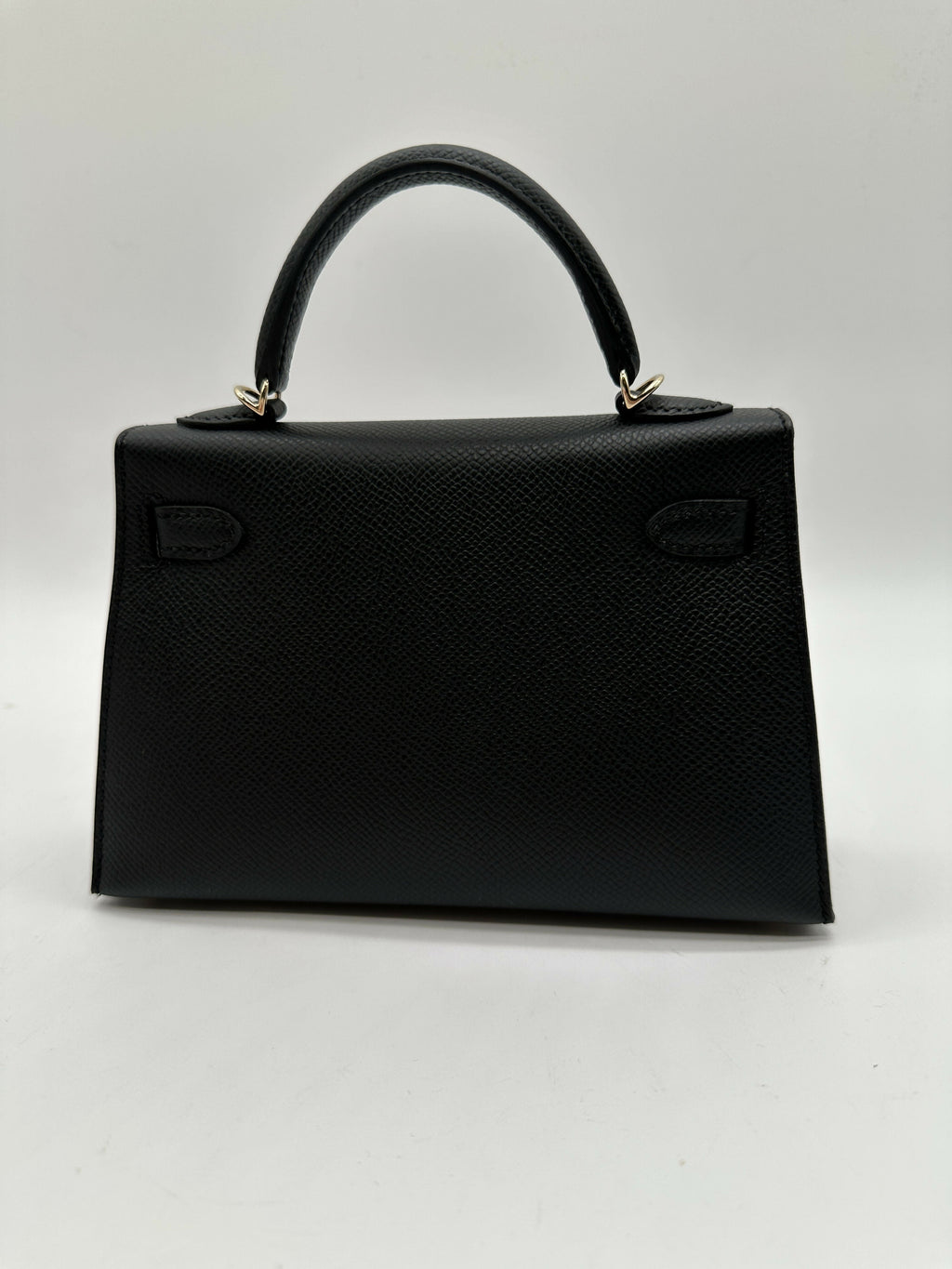 Hermès K20 HSS black verso gris perle champagne hardware K