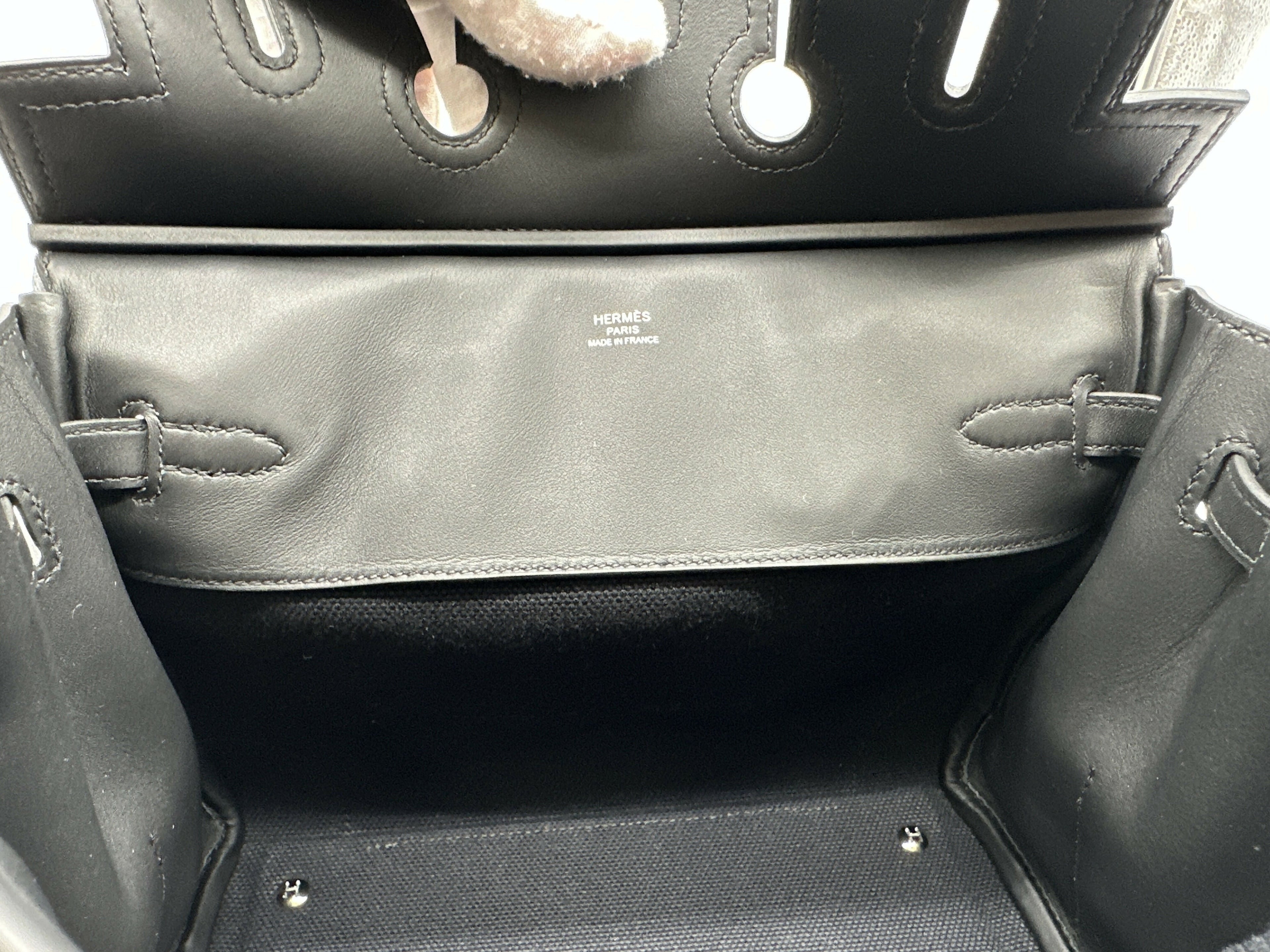 Hermès B25 Cargo Black PHW K