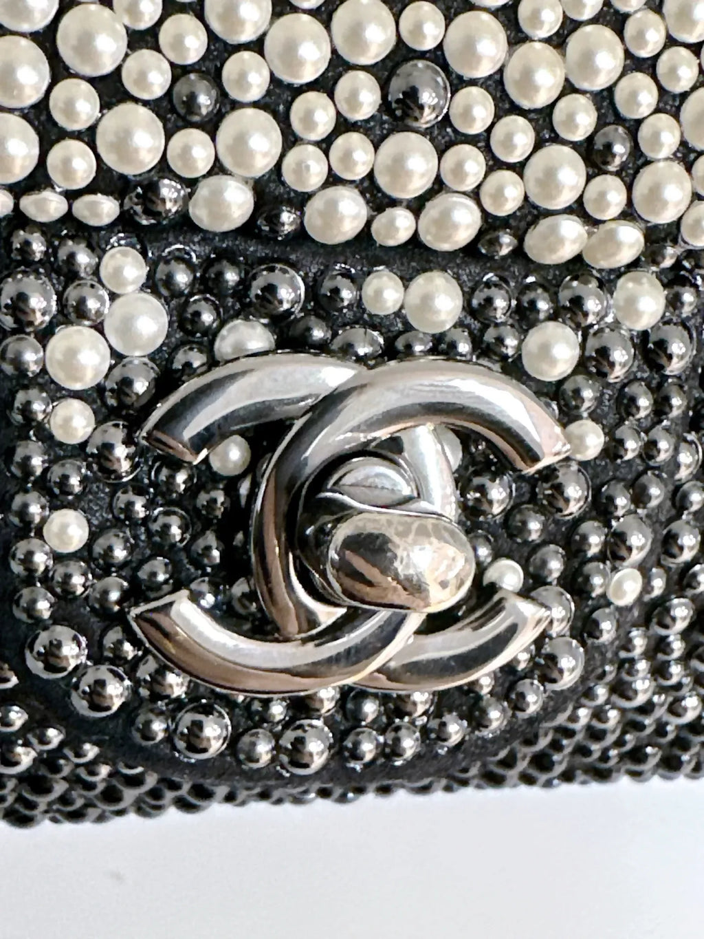 Chanel Pearls & Beads Mini Classic Single Flap Bag