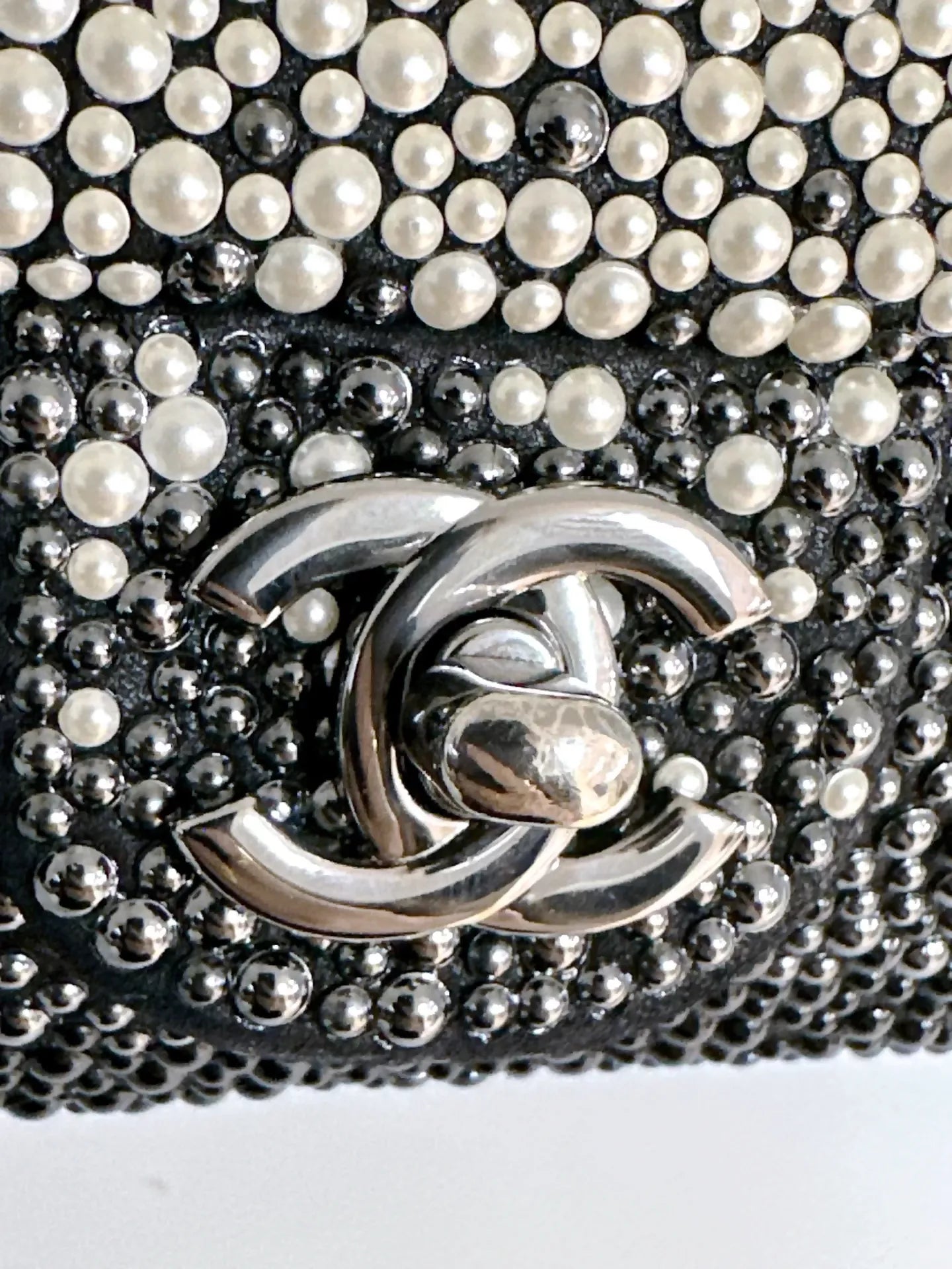 Chanel Pearls & Beads Mini Classic Single Flap Bag