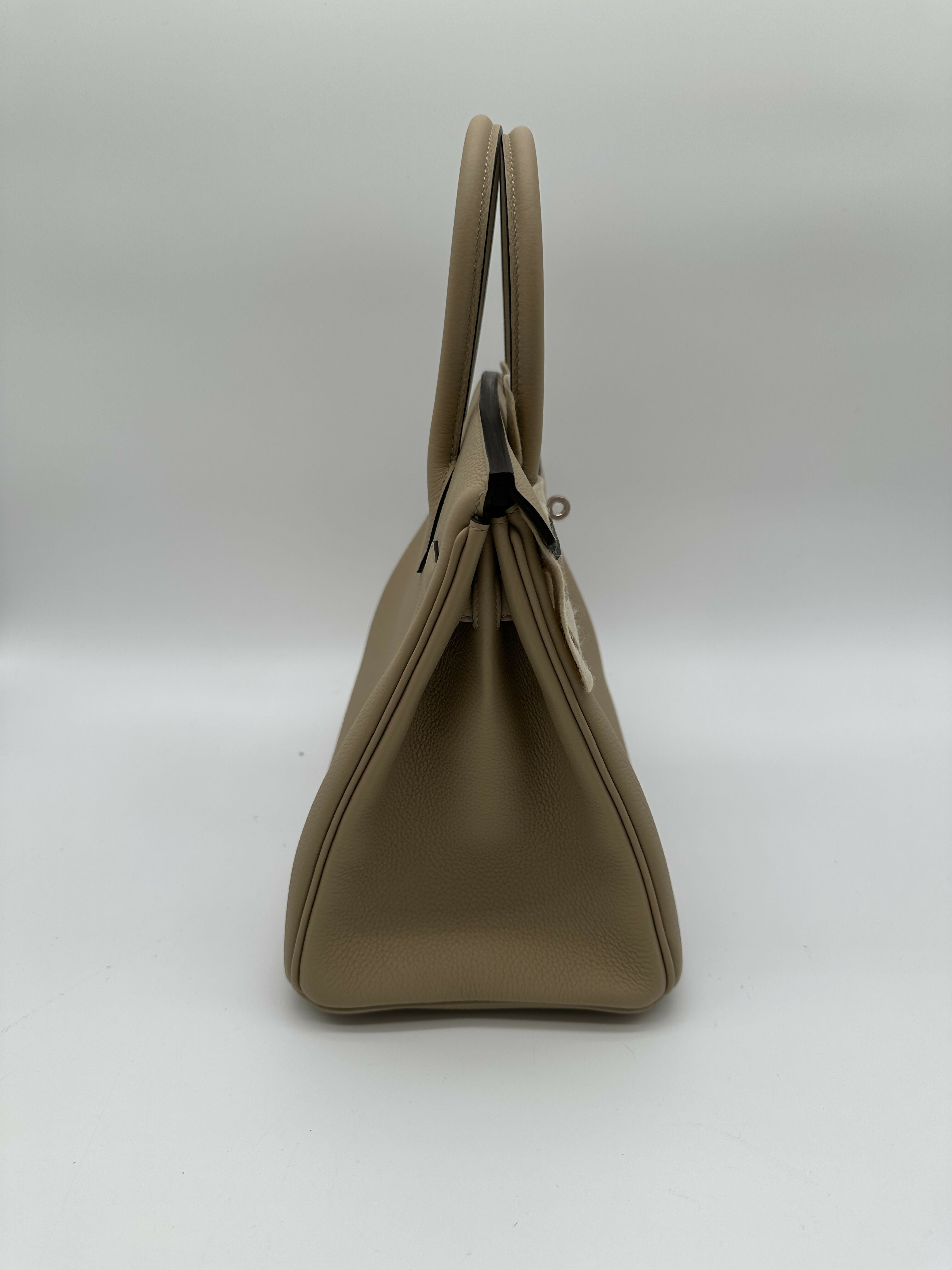 Hermes Birkin 30 trench Togo PHW stamp K