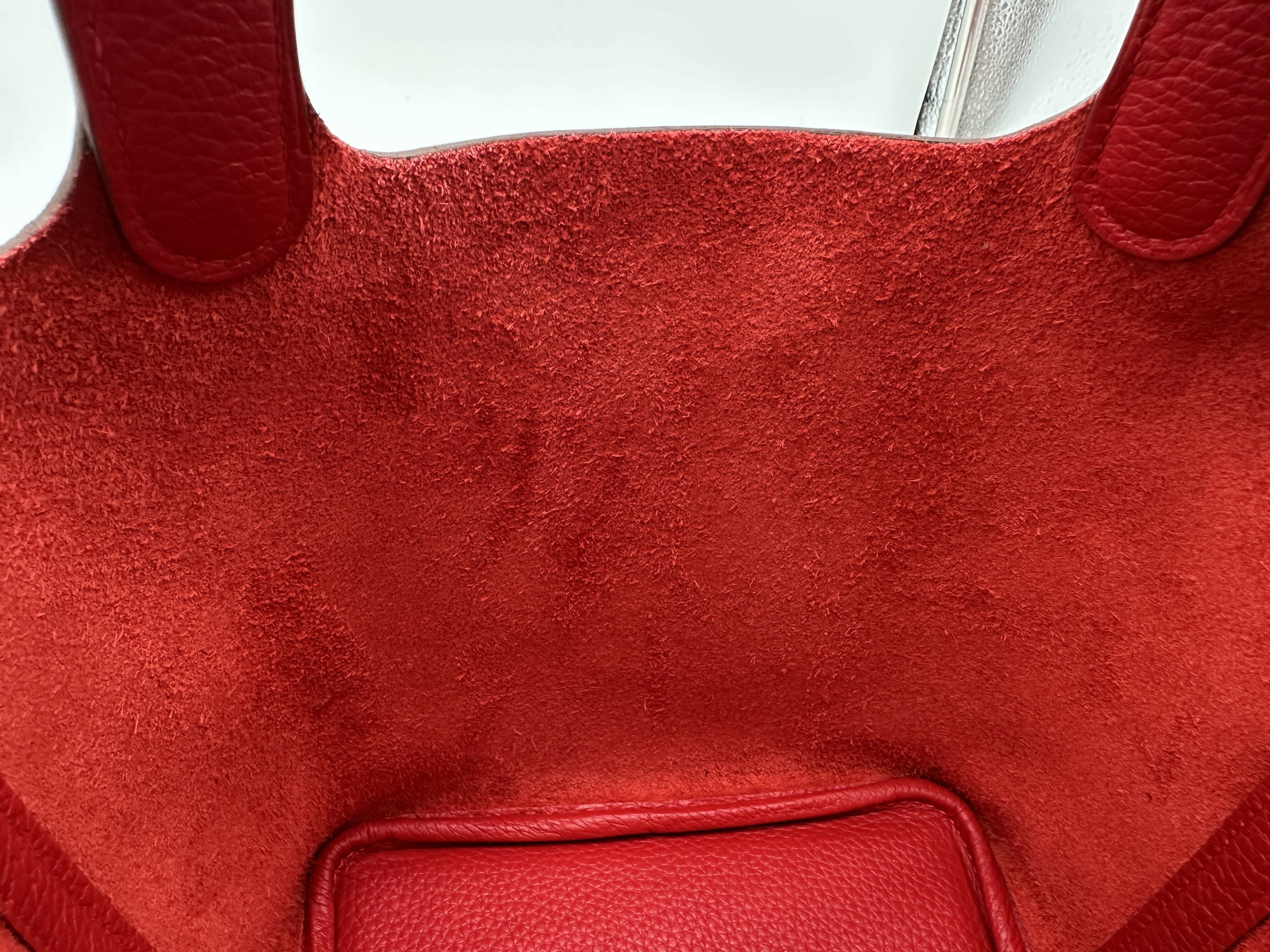 Hermès Picotin 18 Rouge Casaque GHW Stamp W 2025