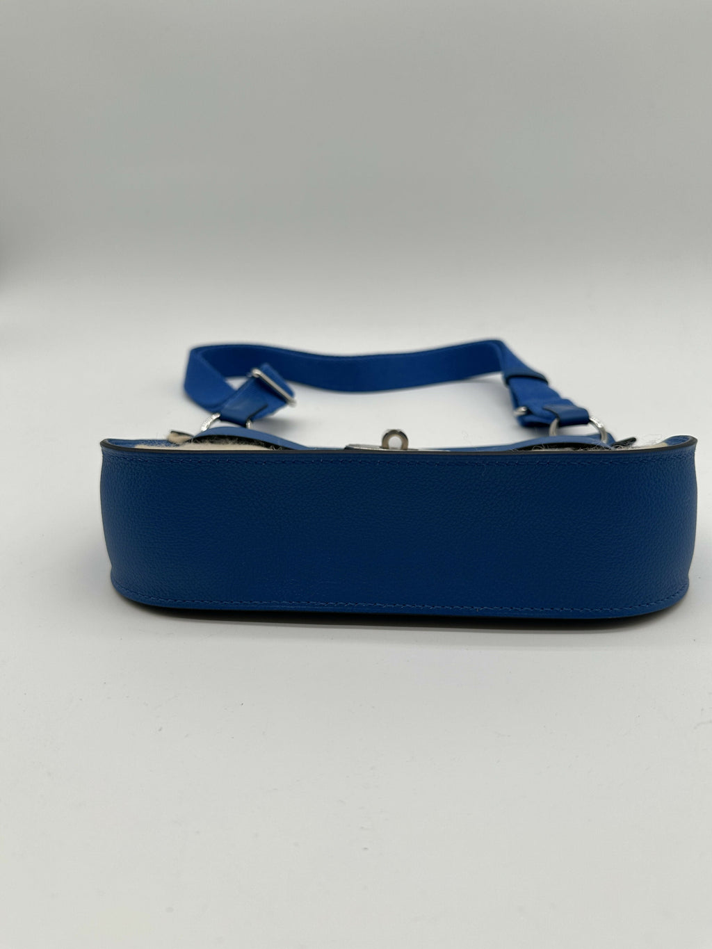 Hermès Mini Jypsiere Evercolor Blue Zellige PHW B
