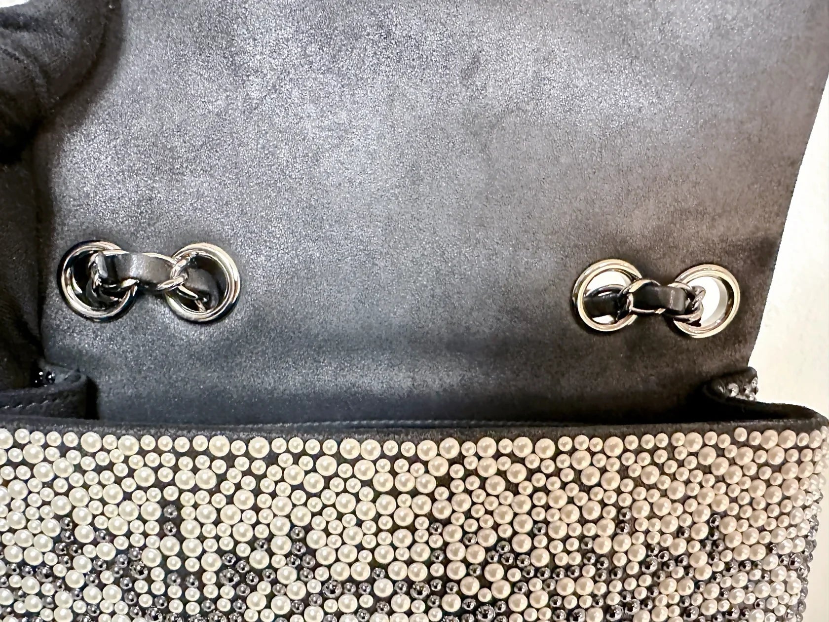 Chanel Pearls & Beads Mini Classic Single Flap Bag