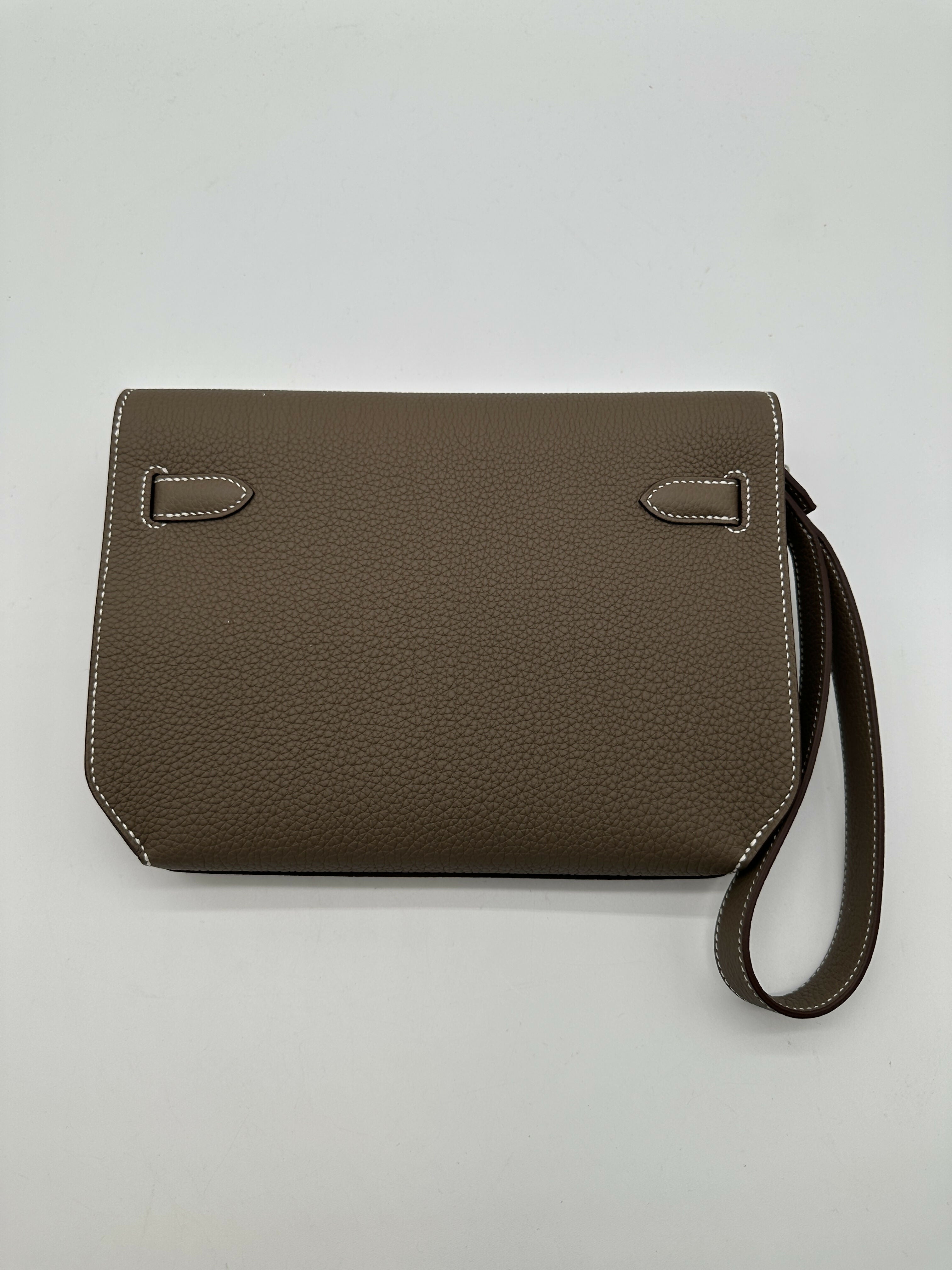 Hermès Kelly Depeche Etoupe PHW Stamp W 2025