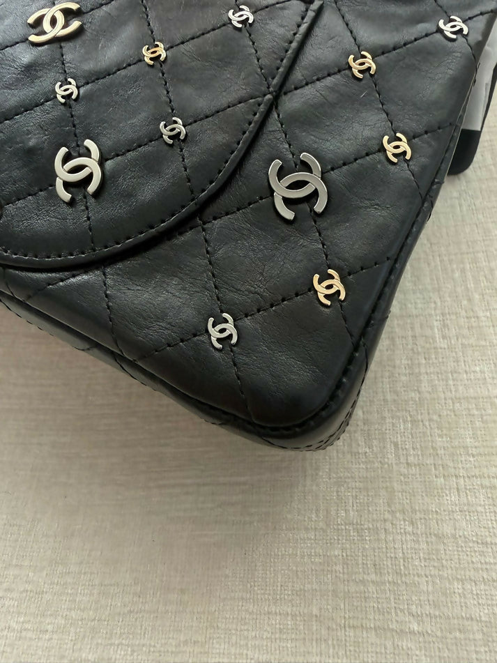 Chanel Vintage 2007 Punk Charms 2.55 Medium Reissue Flap Bag