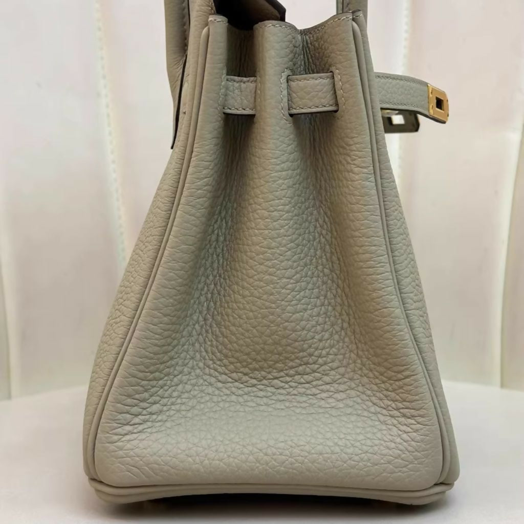 Hermès Birkin 25 Vert Sauge Togo Leather Gold Hardware