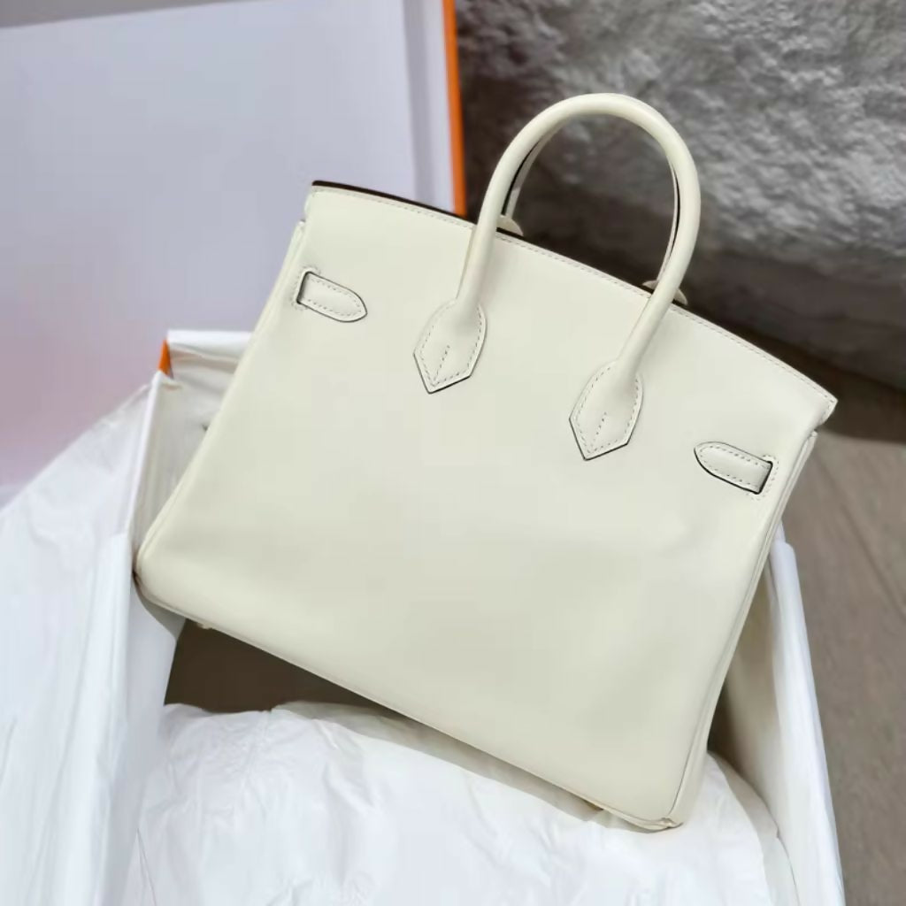 Hermès Birkin 25 craie Swift leather Gold Hardware