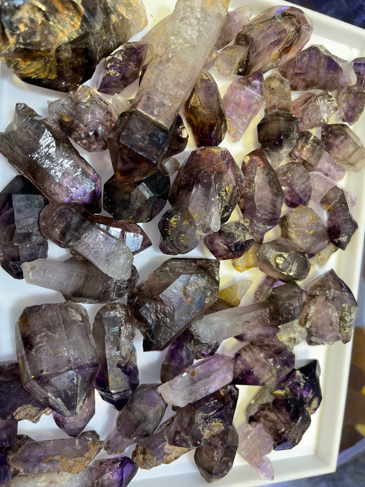 1 kg 7 Super Amethyst Crystals Specimens | Fine Mineral Specimen