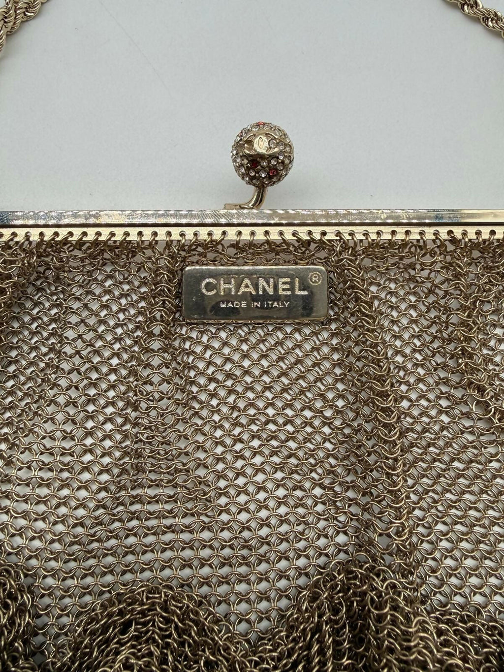 Chanel Metal Mesh Star Minaudière